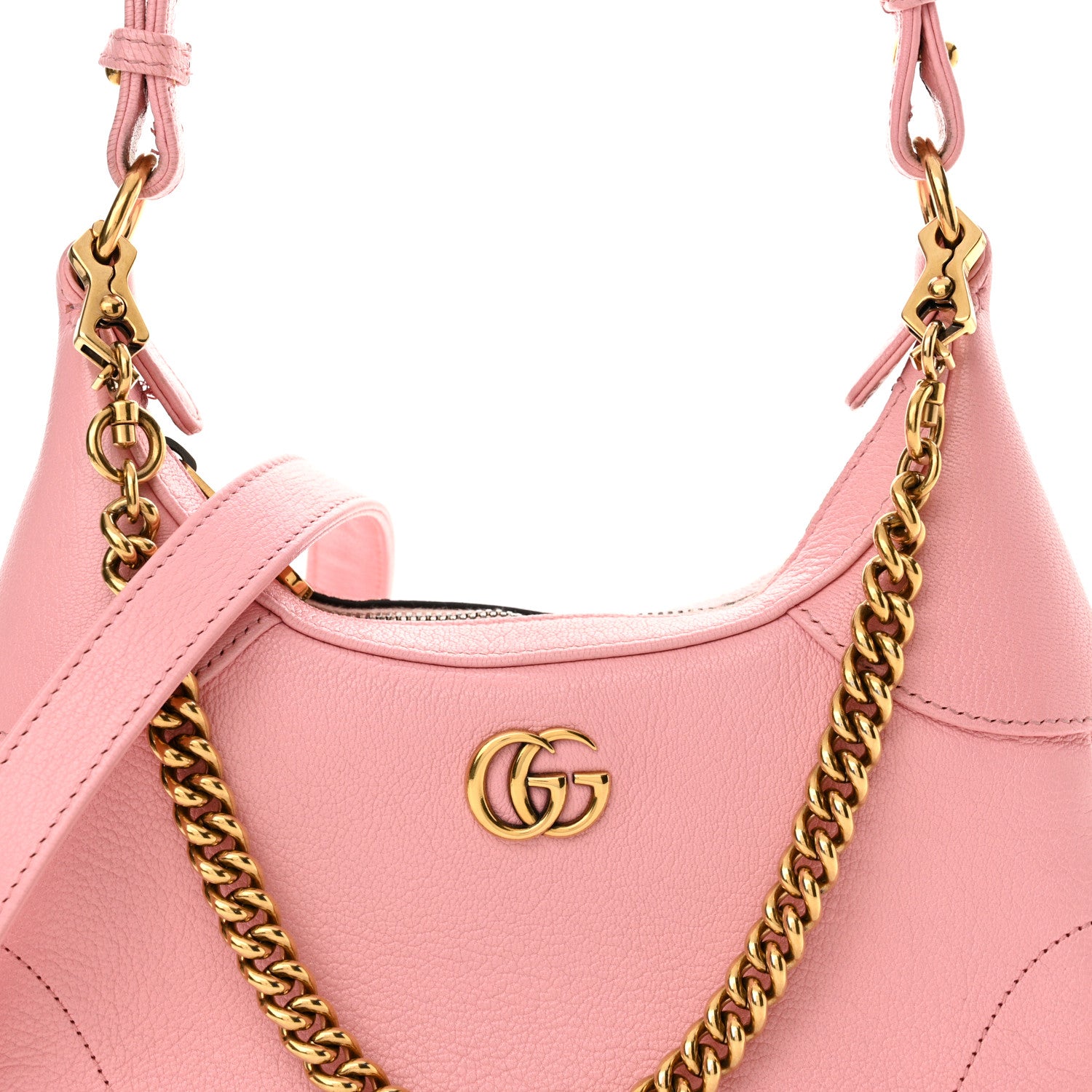 Gucci Goatskin Small Aphrodite Shoulder Bag Wild Rose 8 of 14