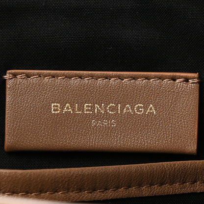 Balenciaga Shearling Bazar Pouch Beige 6 of 7