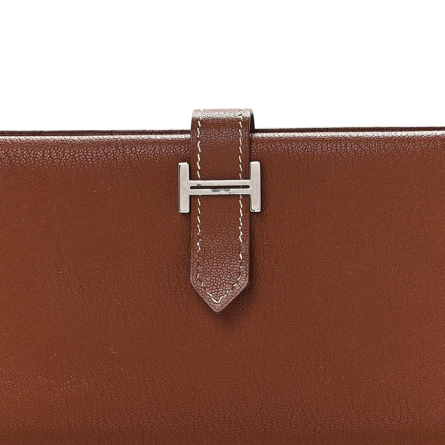 Chevre Mysore Bearn Gusset Wallet Gold