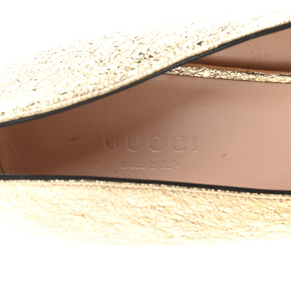 Gucci Galassia GG Marmont Fringe 50mm Loafer Pumps 40 Platino 6 of 9