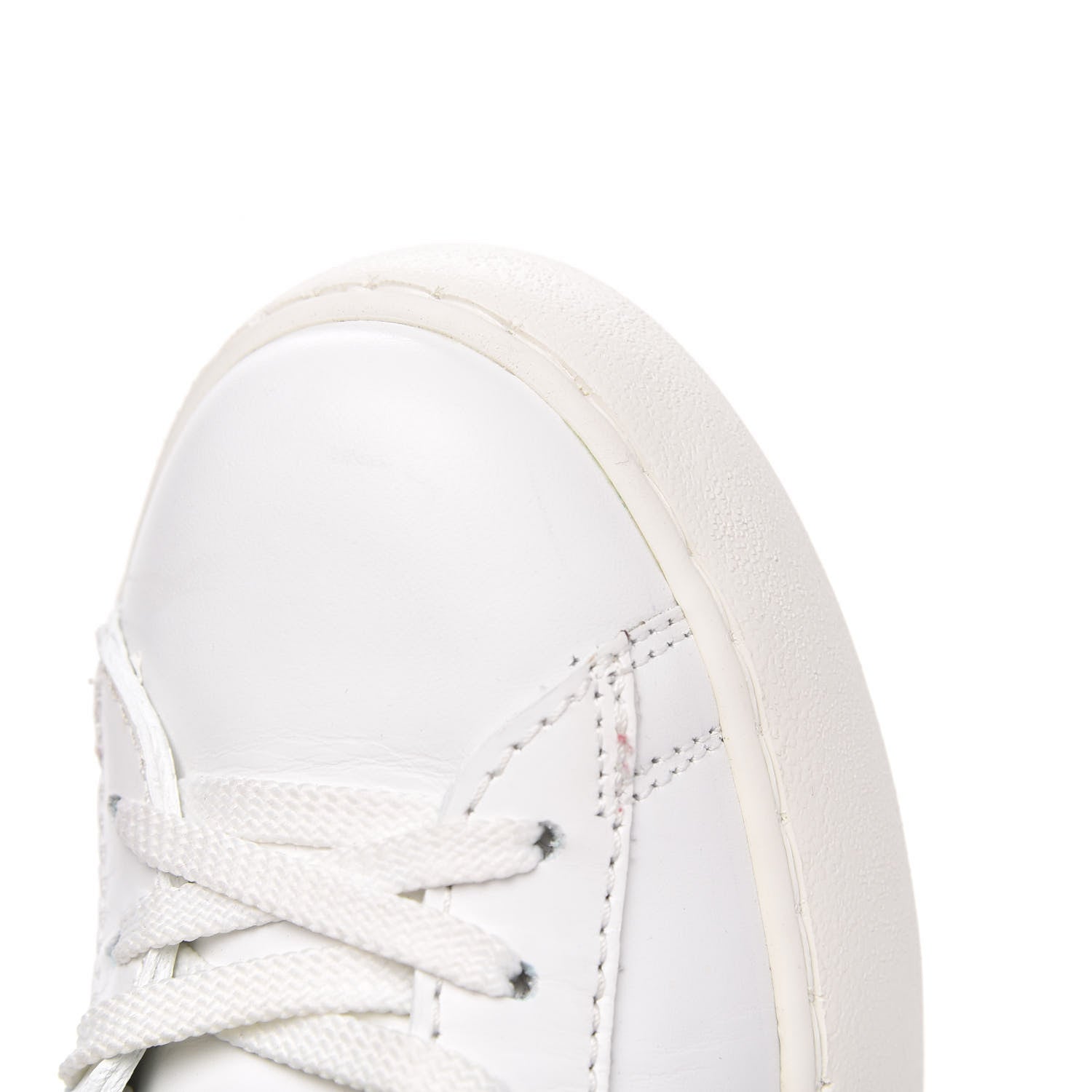 Valentino Garavani Calfskin Rockstud Open Sneakers 37 White Green 9 of 10