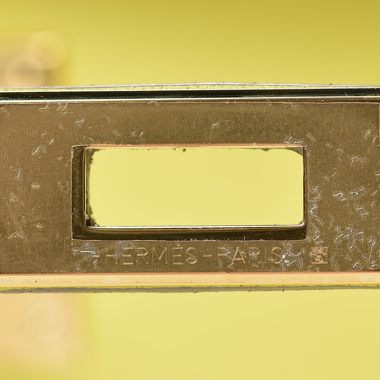 Hermes Swift Kelly Pochette Clutch Lime 29 of 30