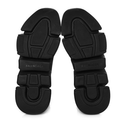 Balenciaga Technical 3D Recycled Knit Allover Logo Womens Speed 2.0 Sneakers 40 Monocolor Black White 5 of 9