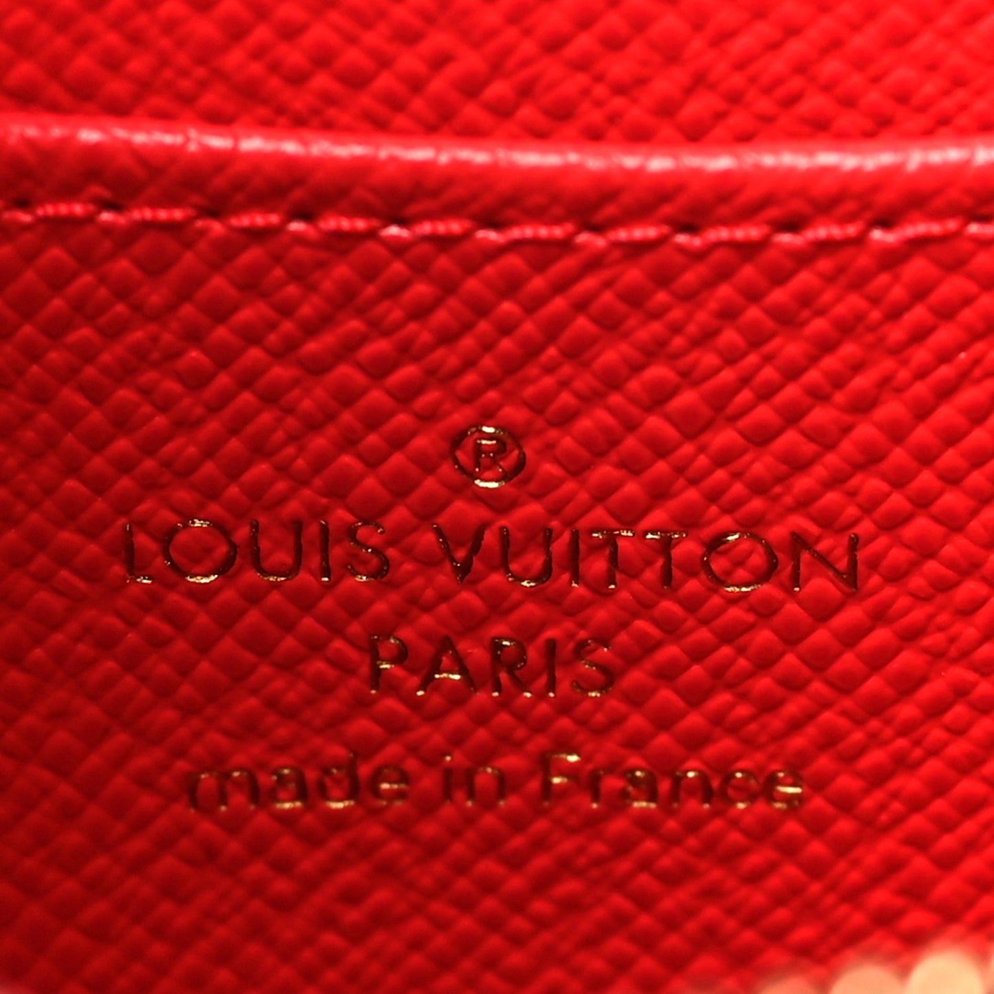 Damier Ebene 2021 Christmas Animation London Zippy Coin Purse Red