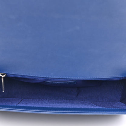 Chanel Lambskin Quilted New Medium Boy Flap Blue 5 of 10