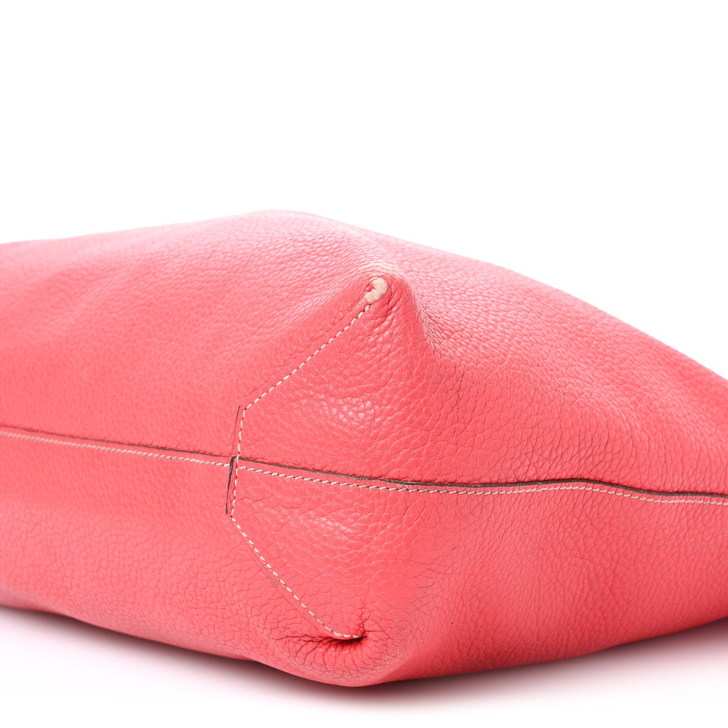 Taurillon Clemence Double Sens Reversible Tote 36 Rubis Bougainvillea