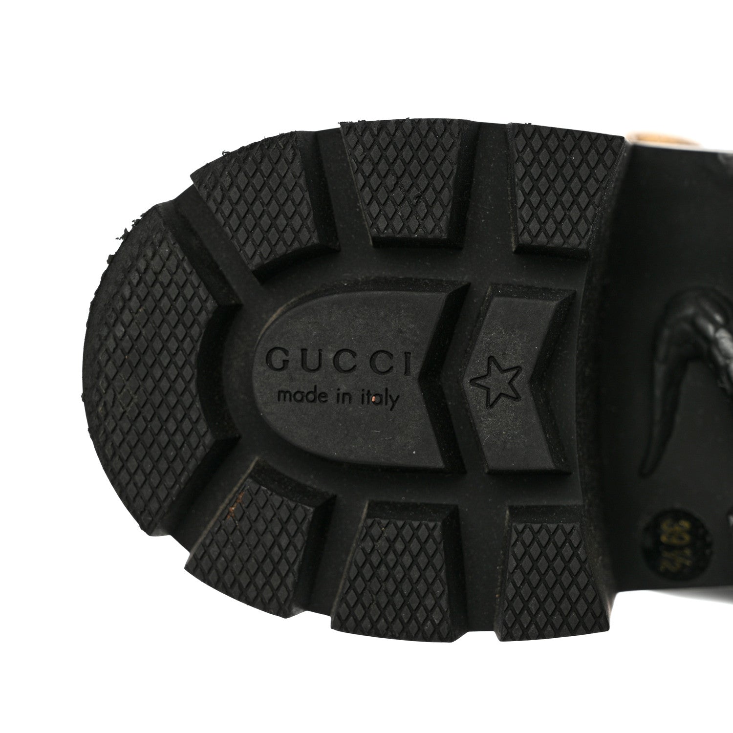 Gucci Calfskin Crystal GG Trip Chelsea Ankle Boots 39.5 Black 9 of 15