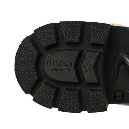 Gucci Calfskin Crystal GG Trip Chelsea Ankle Boots 39.5 Black 9 of 15