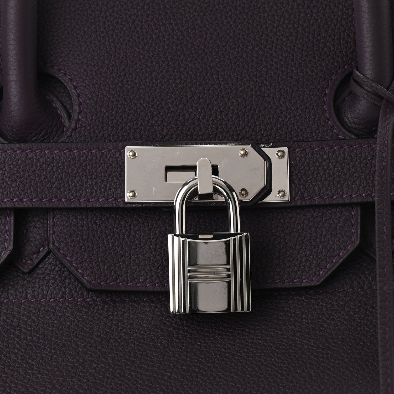 Hermes Togo HAC Birkin 40 Raisin 8 of 11