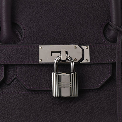 Hermes Togo HAC Birkin 40 Raisin 8 of 11