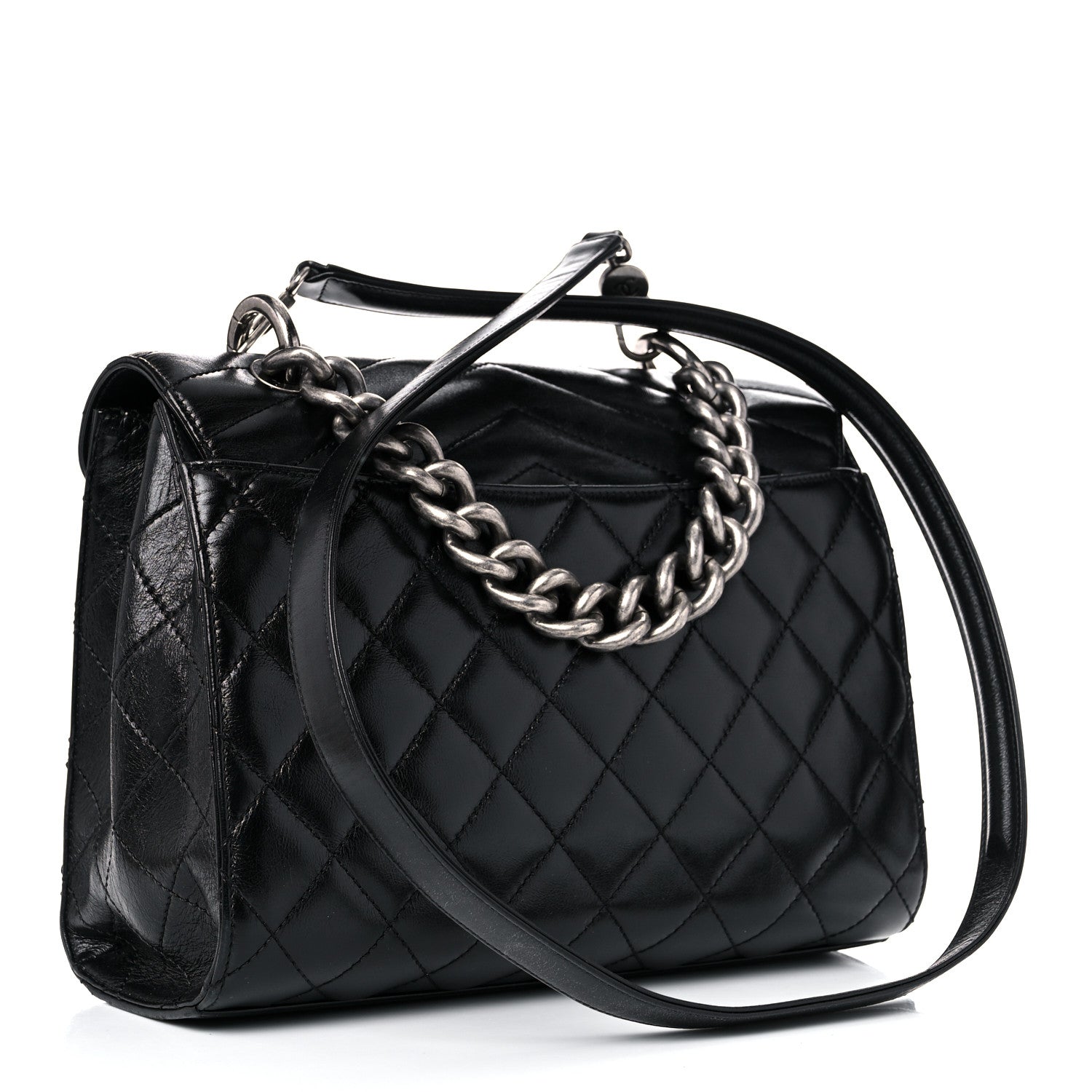 Chanel Calfskin Quilted Large Mad About Quilting Flap Black 3 of 19