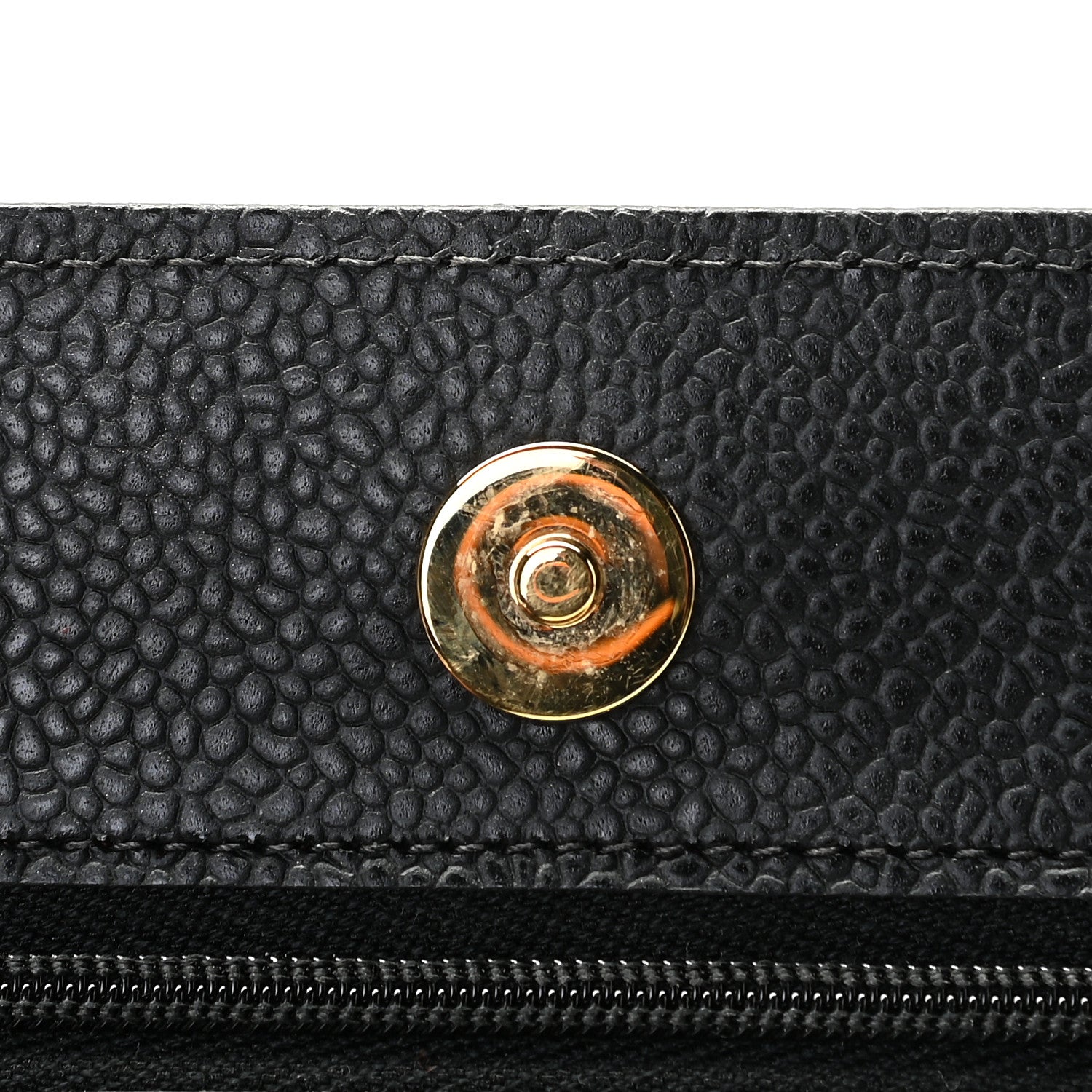 Chanel Caviar Quilted Wallet On Chain WOC Black 8 of 8