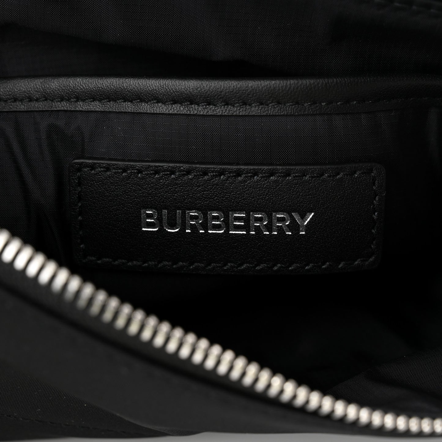 Econyl Logo Print Crossbody Bag Black