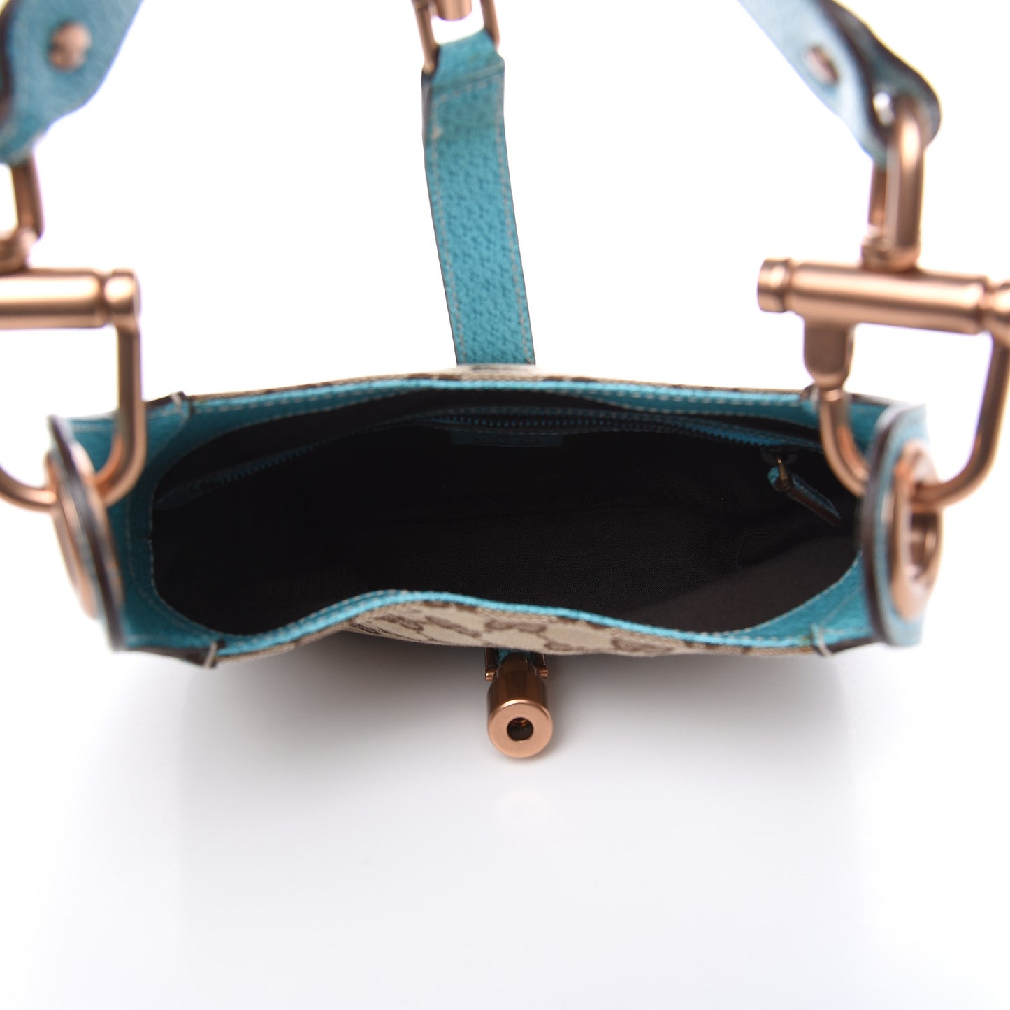 Monogram Mini Piston Lock Jackie O Hobo Blue