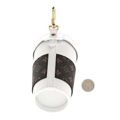 Louis Vuitton Calfskin Monogram LV Cup Bag Charm White 2 of 7