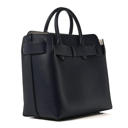 Burberry Soft Grain Calfskin Medium Belt Bag Navy Blue 2 of 8