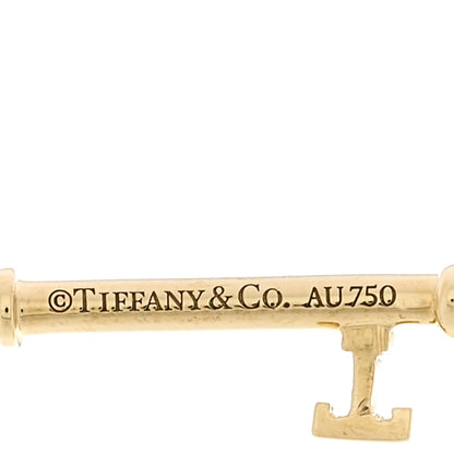 Tiffany 18K Yellow Gold Diamond Daisy Key Pendant 3 of 3