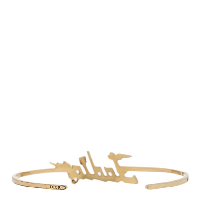 Christian Dior Metal J'Adior Bracelet Cuff Gold 3 of 4