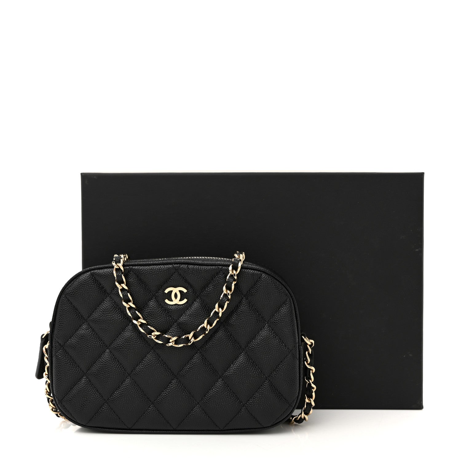 Chanel Caviar Quilted Vanity With Chain Black 15 of 15