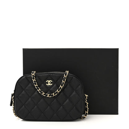 Chanel Caviar Quilted Vanity With Chain Black 15 of 15