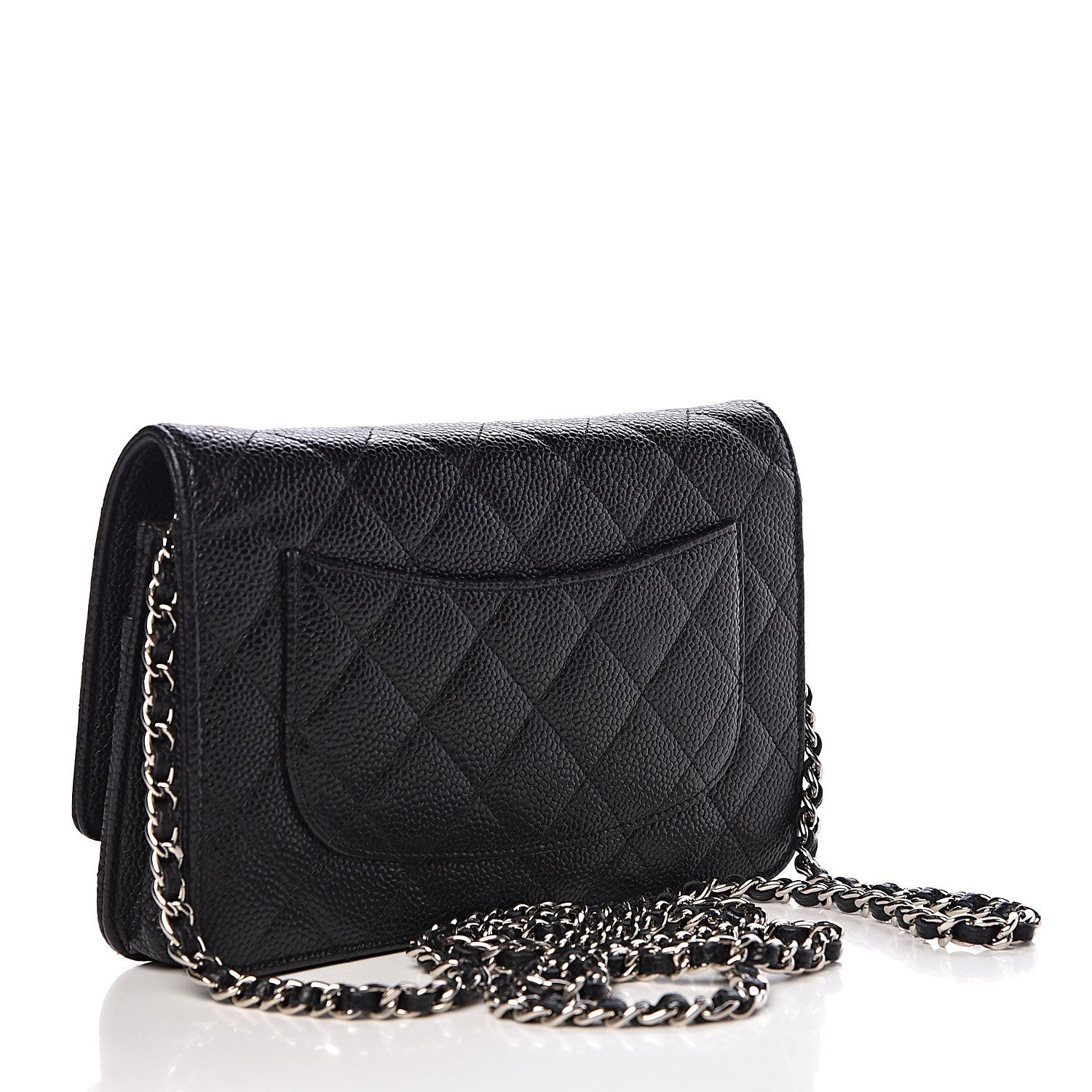 Chanel Caviar Quilted Wallet On Chain WOC Black 3 of 18