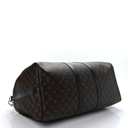 Louis Vuitton Monogram Macassar Keepall Bandouliere 55 4 of 11