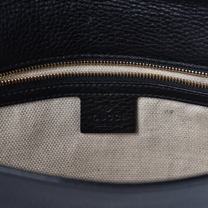 Gucci Pebbled Calfskin Medium Soho Clutch Black 7 of 9