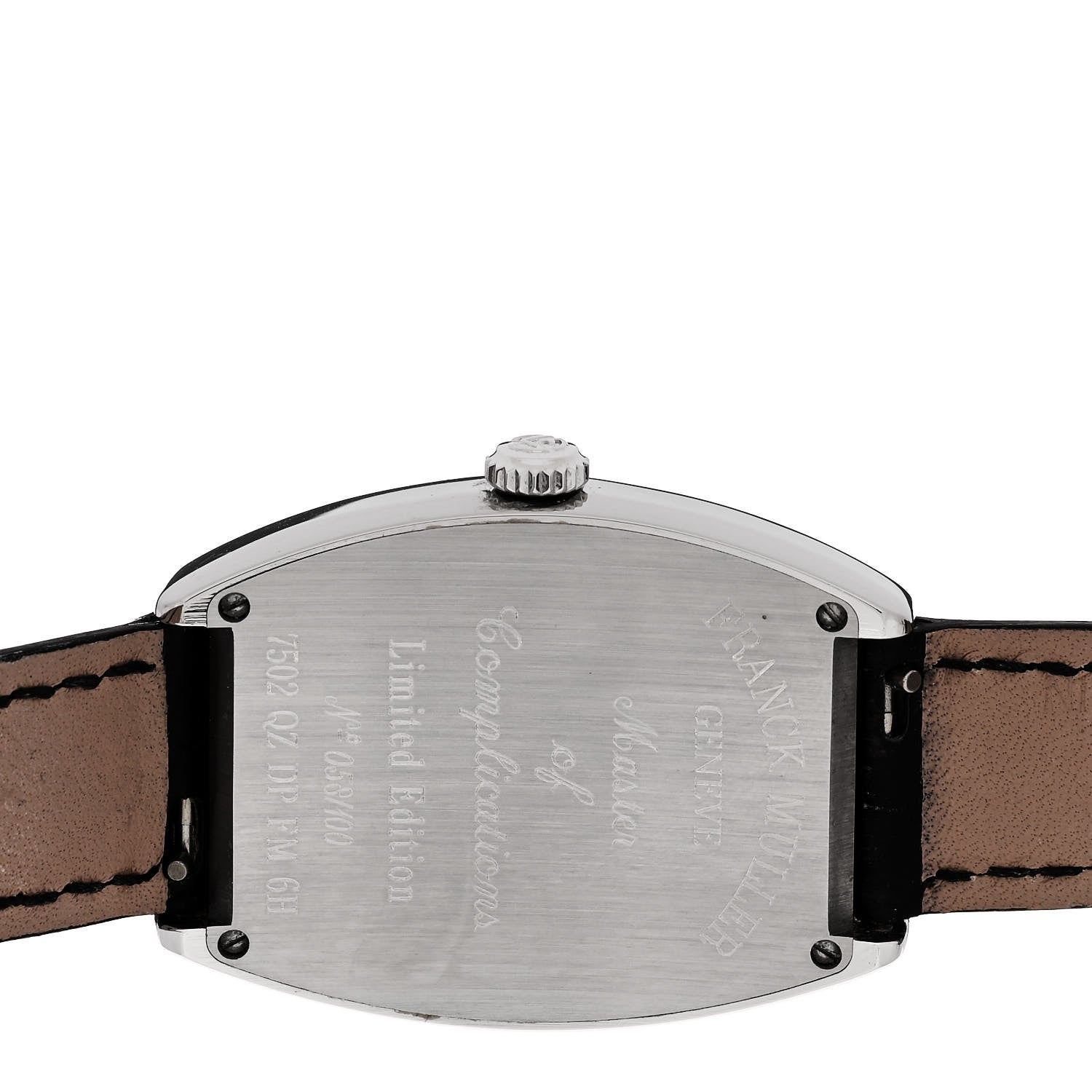 Franck Muller Stainless Steel Alligator Diamond Bezel 29mm Cintree Curvex Quartz Watch 7502QZDPFM6H 4 of 5