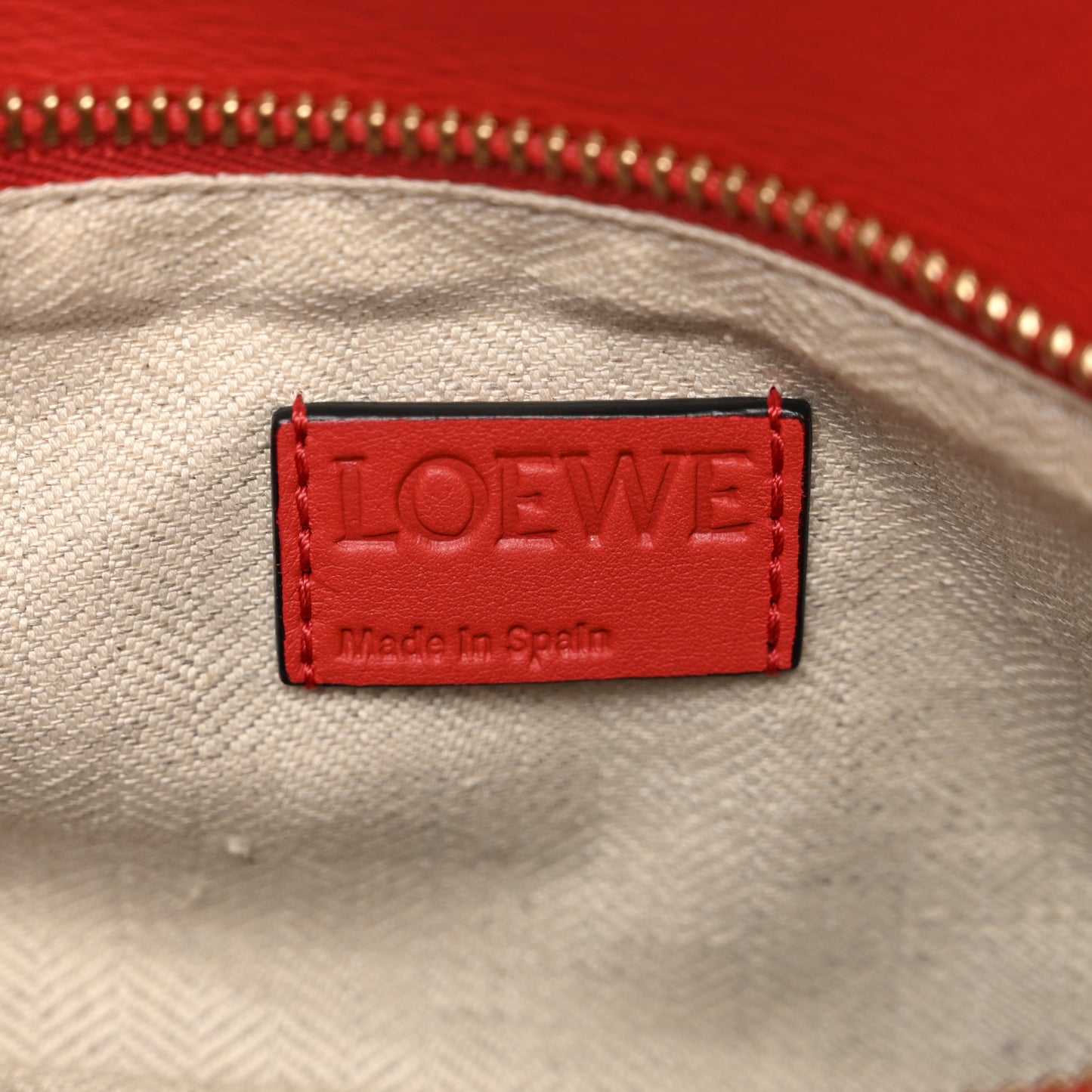 Calfskin Small Puzzle Bag Scarlet
