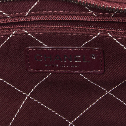Chanel Grained Calfskin Quilted Small Daily Shopping Tote Light Pink 9 of 10