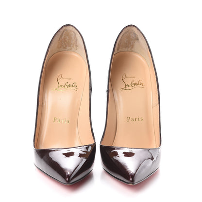 Christian Louboutin Patent So Kate 100 Pumps 35.5 Burgundy 2 of 7