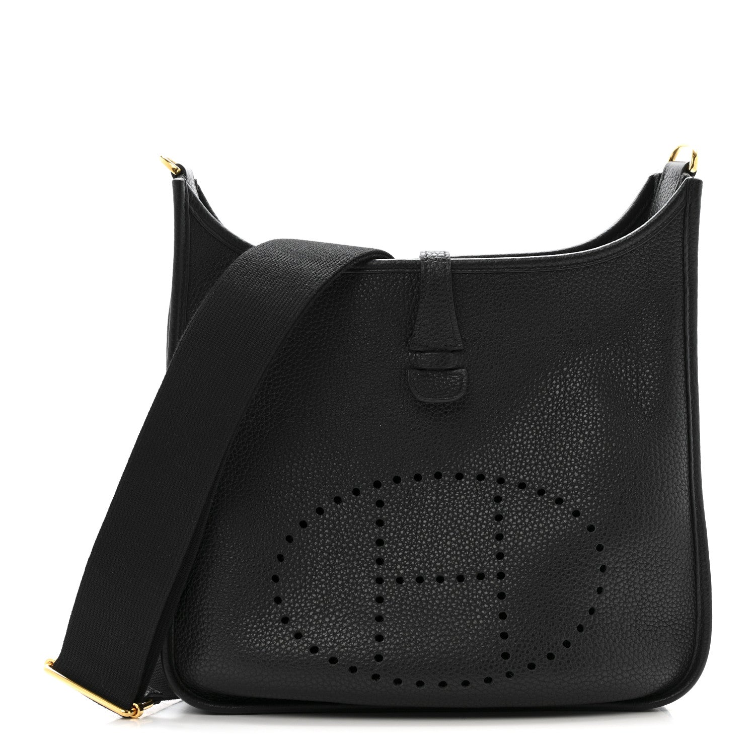 Hermes Taurillon Clemence Evelyne III PM Black 1 of 13