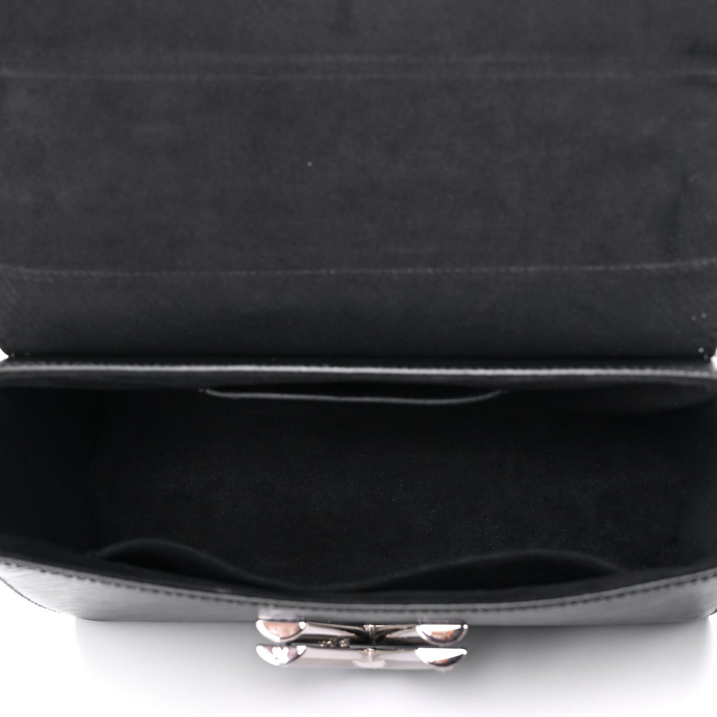 Epi Twist Shoulder Bag MM Black Pink