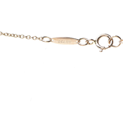 Tiffany 18K Rose Gold Diamond Elsa Peretti Open Heart Pendant Necklace 4 of 8