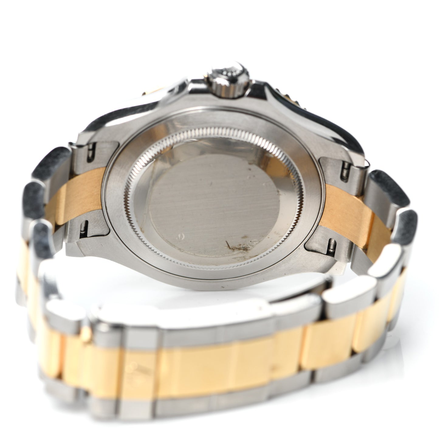 Stainless Steel 18K Yellow Gold 40mm Oyster Perpetual Date Yacht-Master Watch White 16623