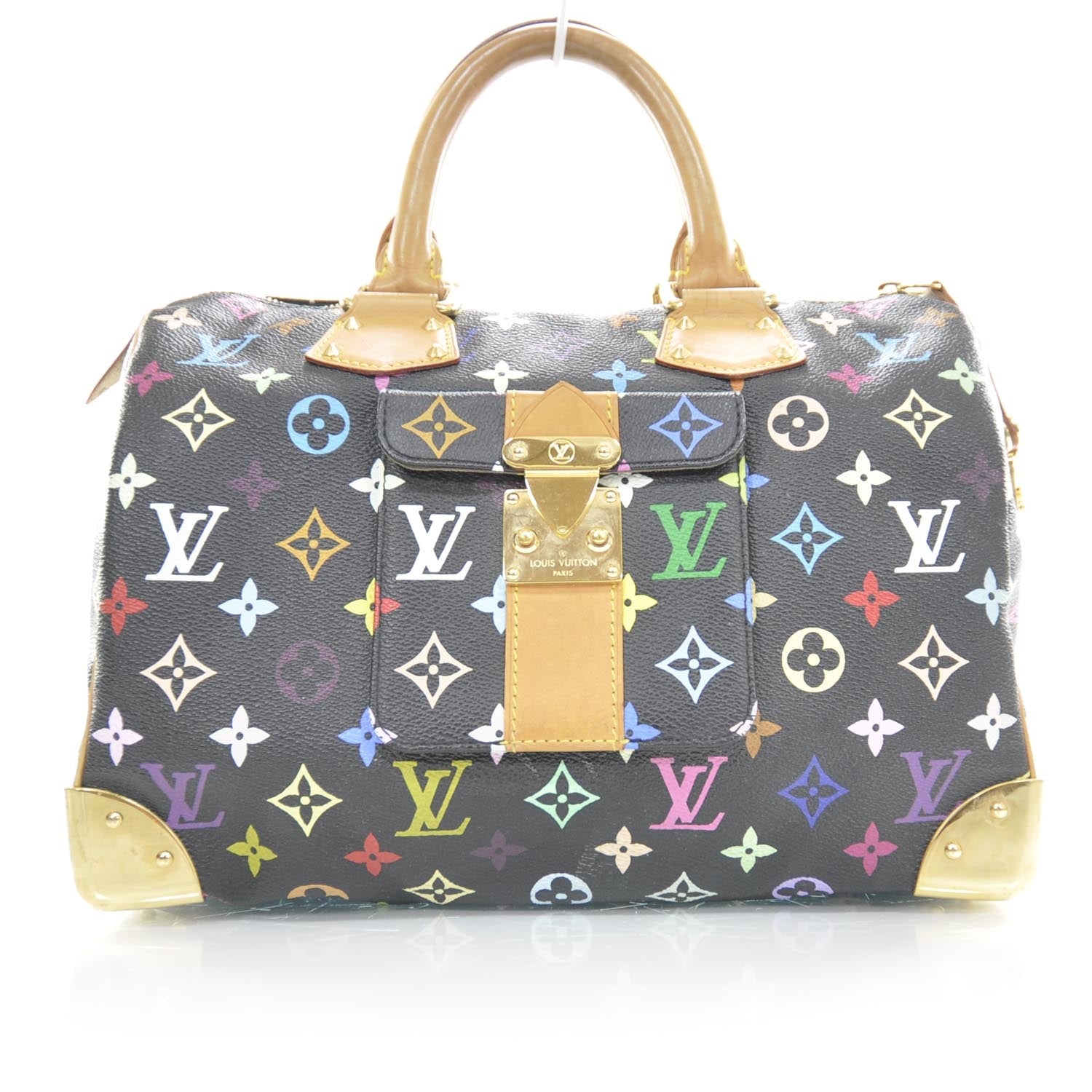 Louis Vuitton Monogram Multicolor Speedy 30 Black 1 of 9