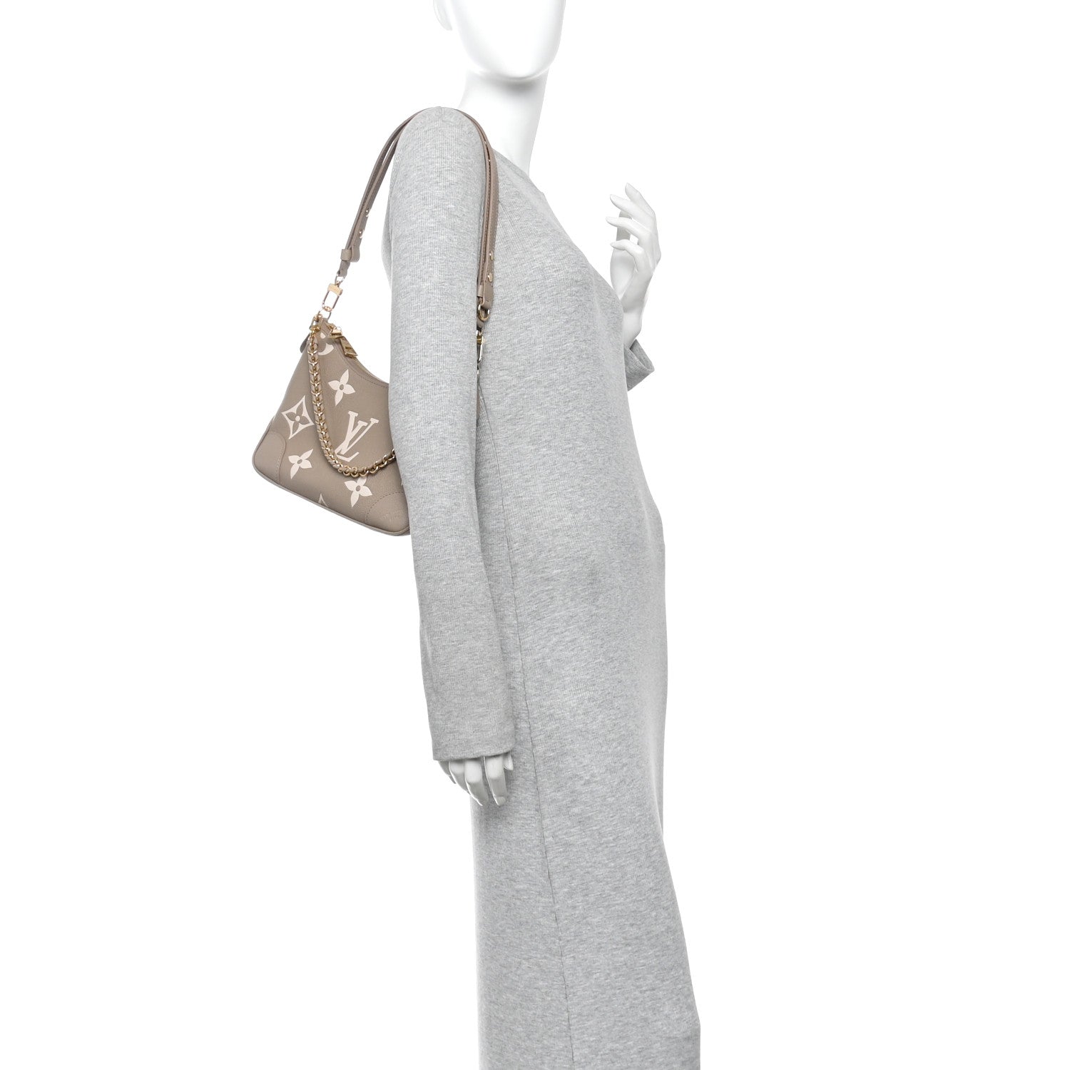 Louis Vuitton Empreinte Monogram Giant Boulogne Tourterelle Creme 2 of 9