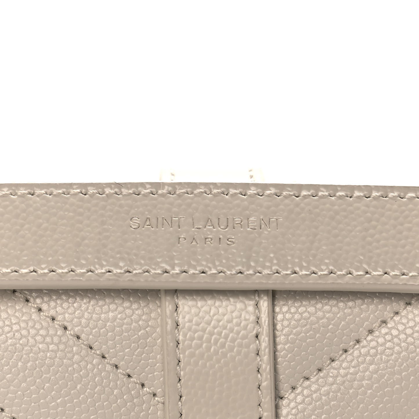 Grain De Poudre Textured Mixed Matelasse Medium Triquilt Monogram Satchel Porcellana