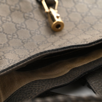 Gucci Guccissima Medium New Jackie Shoulder Bag Olive Green 11 of 16