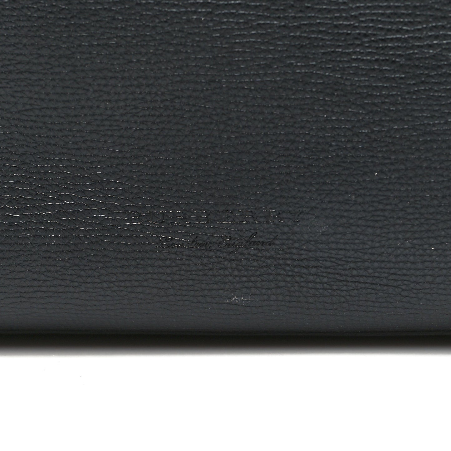 Grainy Calfskin Haymarket Check Medium Reversible Tote Black