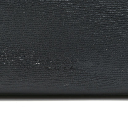 Burberry Grainy Calfskin Haymarket Check Medium Reversible Tote Black 6 of 21