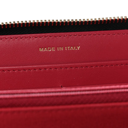 Chanel Lambskin Quilted 19 Long Zipped Around Wallet Black 6 of 8