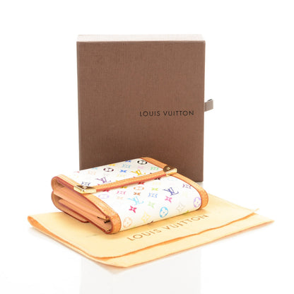 Louis Vuitton Monogram Multicolor Porte-Monnaie Billets Wallet White 4 of 9