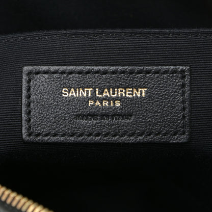 Saint Laurent Lambskin Monogram Small Lou Camera Bag Black 11 of 13
