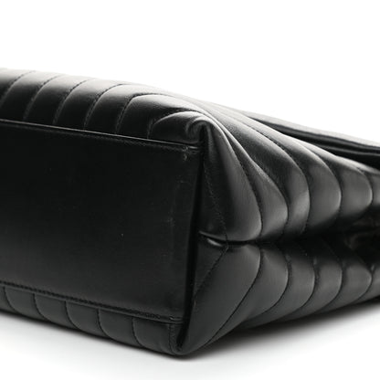 Saint Laurent Calfskin Y Quilted Monogram Medium Loulou Chain Satchel Black 9 of 9