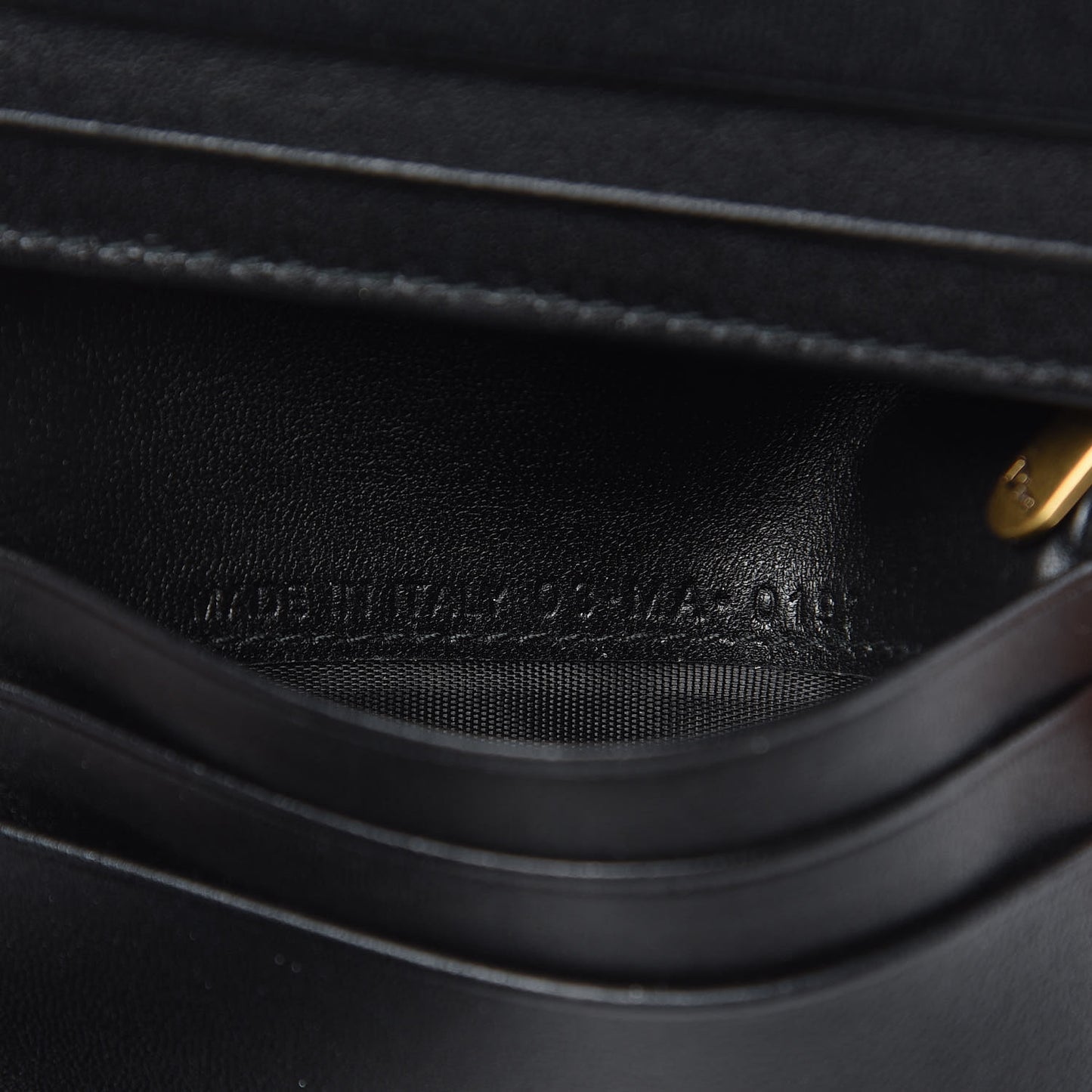 Calfskin DBee Wallet Black