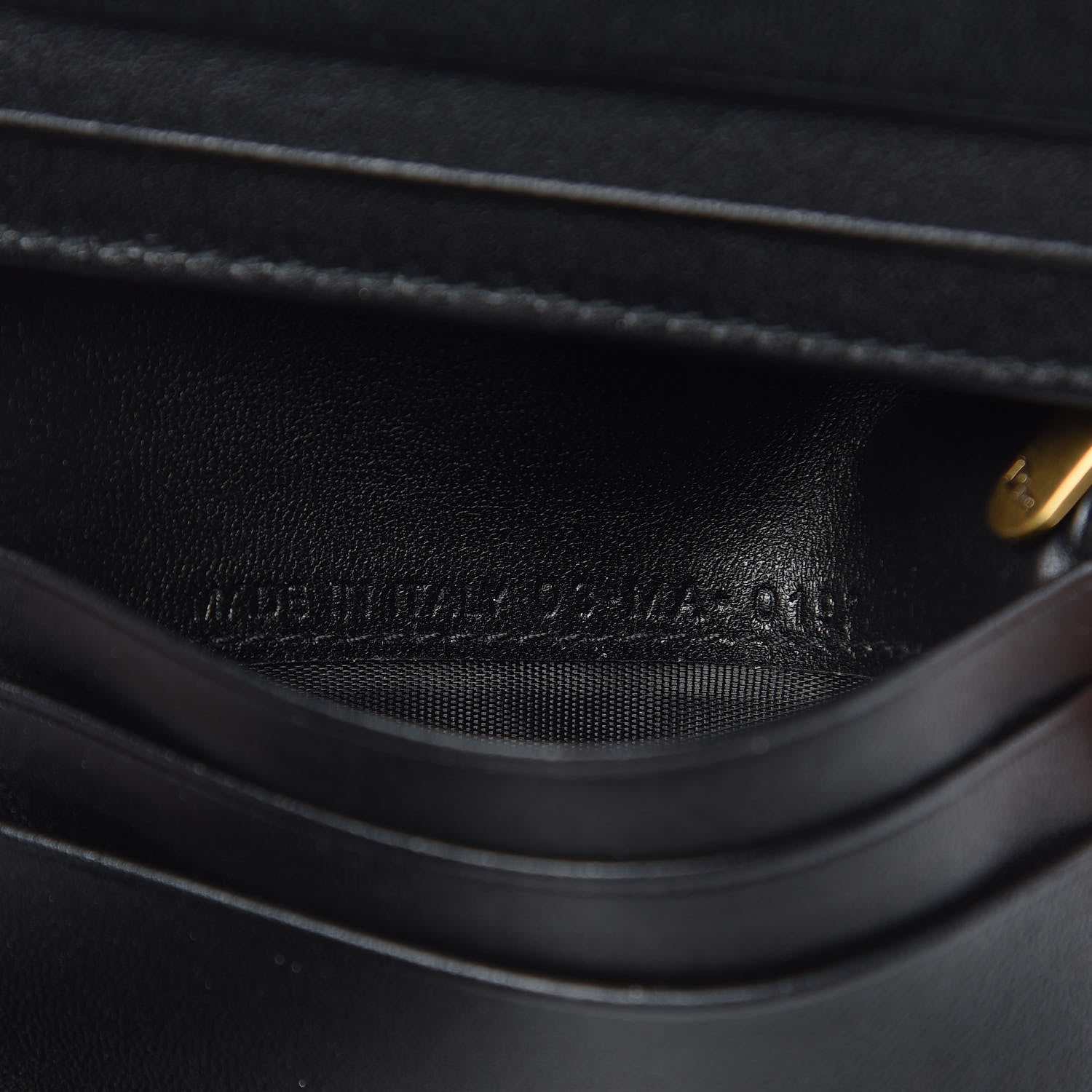 Christian Dior Calfskin DBee Wallet Black 7 of 7