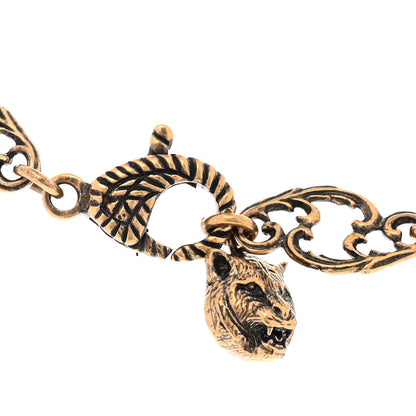Gucci Crystal Marmont Necklace Aged Gold Multicolor 5 of 6
