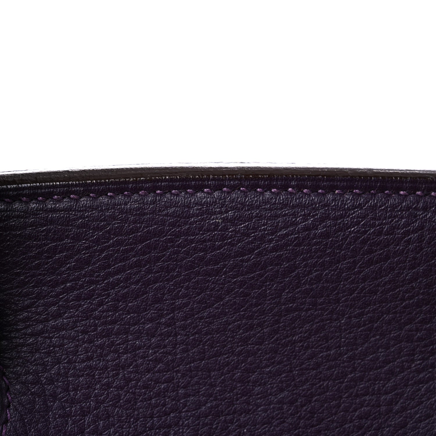 Hermes Taurillon Clemence Birkin 40 Raisin 37 of 46