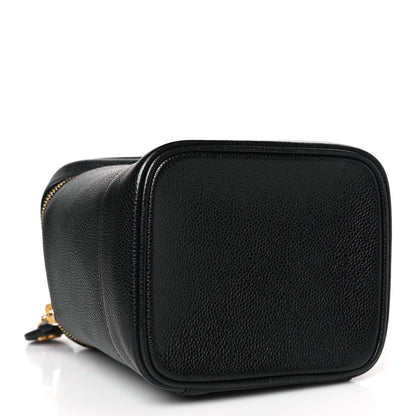 Chanel Caviar Vanity Cosmetic Case Black 4 of 11